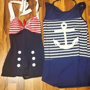 Vintage Style Swim Suit